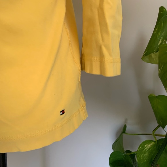Vintage Tommy Hilfiger yellow shirt size XL EUC 🌼 B59 - Picture 4 of 9